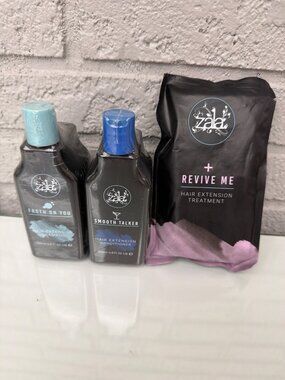 Zala Hair Extension Shampoo Conditioner and Revive Me Treatment 3PCS Set